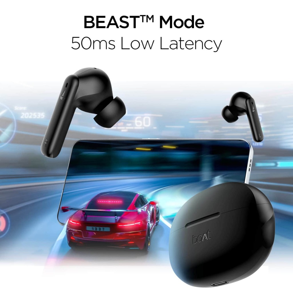 boAt Airdopes 170 TWS Earbuds with 50H Playtime, Quad Mics ENx™ (Classic Black) boAt Airdopes 170 TWS Earbuds with 50H Playtime, Quad Mics ENx™ (Classic Black)