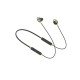 Infinity - JBL Glide 120, in Ear Wireless Earphones with Mic, Deep Bass, Dual Equalizer, 12mm Drivers, Premium Metal Earbuds (Black & Yellow)