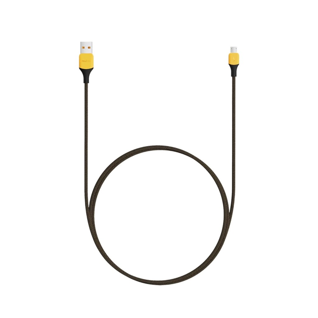 Realme 10W Fast Charging Micro-USB Cable (Braided, Black) Realme 10W Fast Charging Micro-USB Cable (Braided, Black)