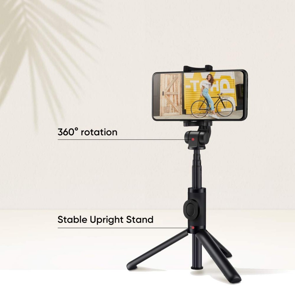 realme Selfie Stick with Tripod and Wireless Bluetooth 5.1 Remote- Black realme Selfie Stick with Tripod and Wireless Bluetooth 5.1 Remote- Black