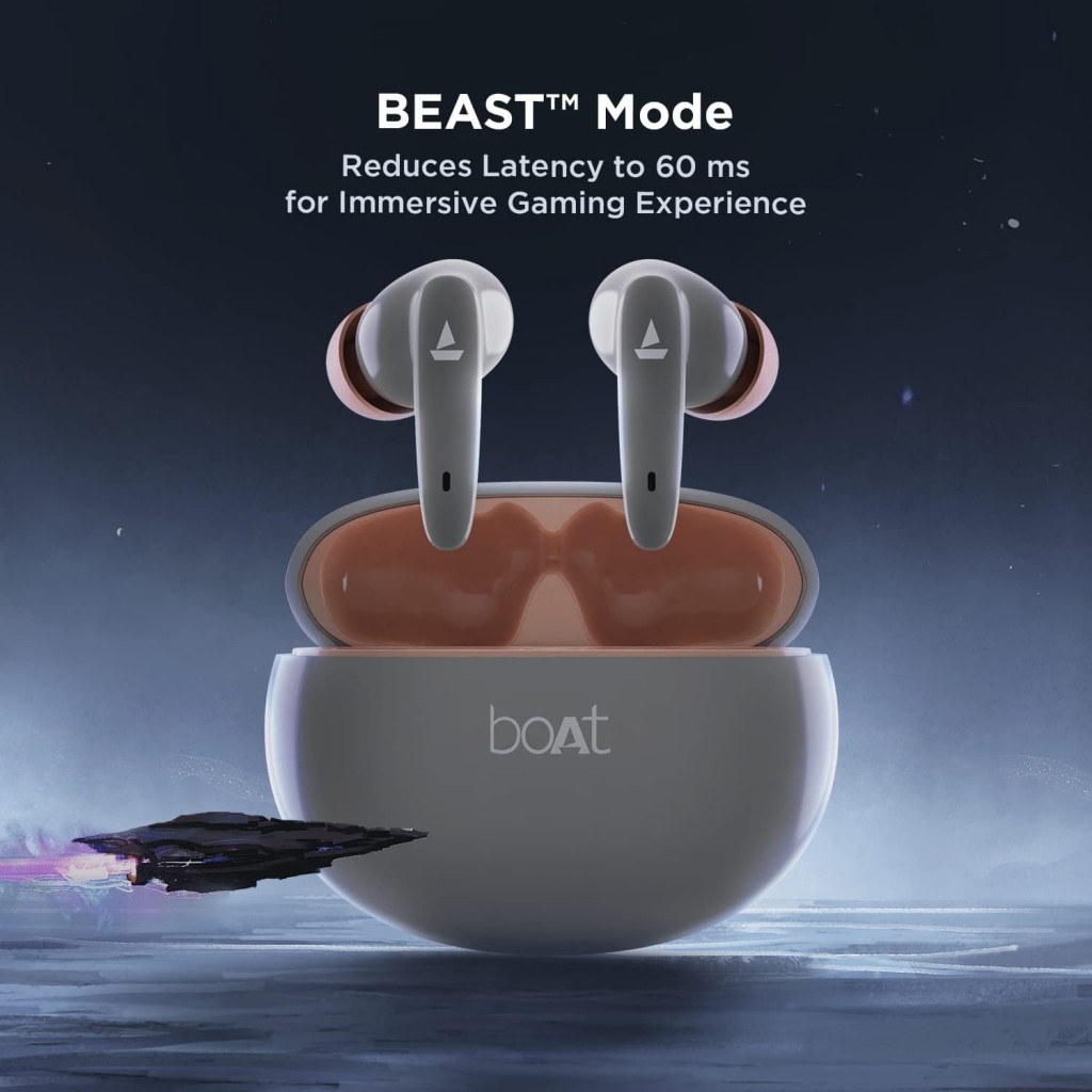 boAt Airdopes 181 in-Ear True Wireless Earbuds with ENx (Cool Grey) boAt Airdopes 181 in-Ear True Wireless Earbuds with ENx (Cool Grey)