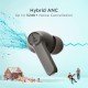 boAt Airdopes 393ANC True Wireless in Ear Earbuds with 32dB Hybrid ANC, Quad Mics with ENx™ (Darvy s Grey)