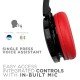 boAt Rockerz 370 On Ear Bluetooth Headphones with mic, Upto 12 Hours Playtime, (Fiery Red)