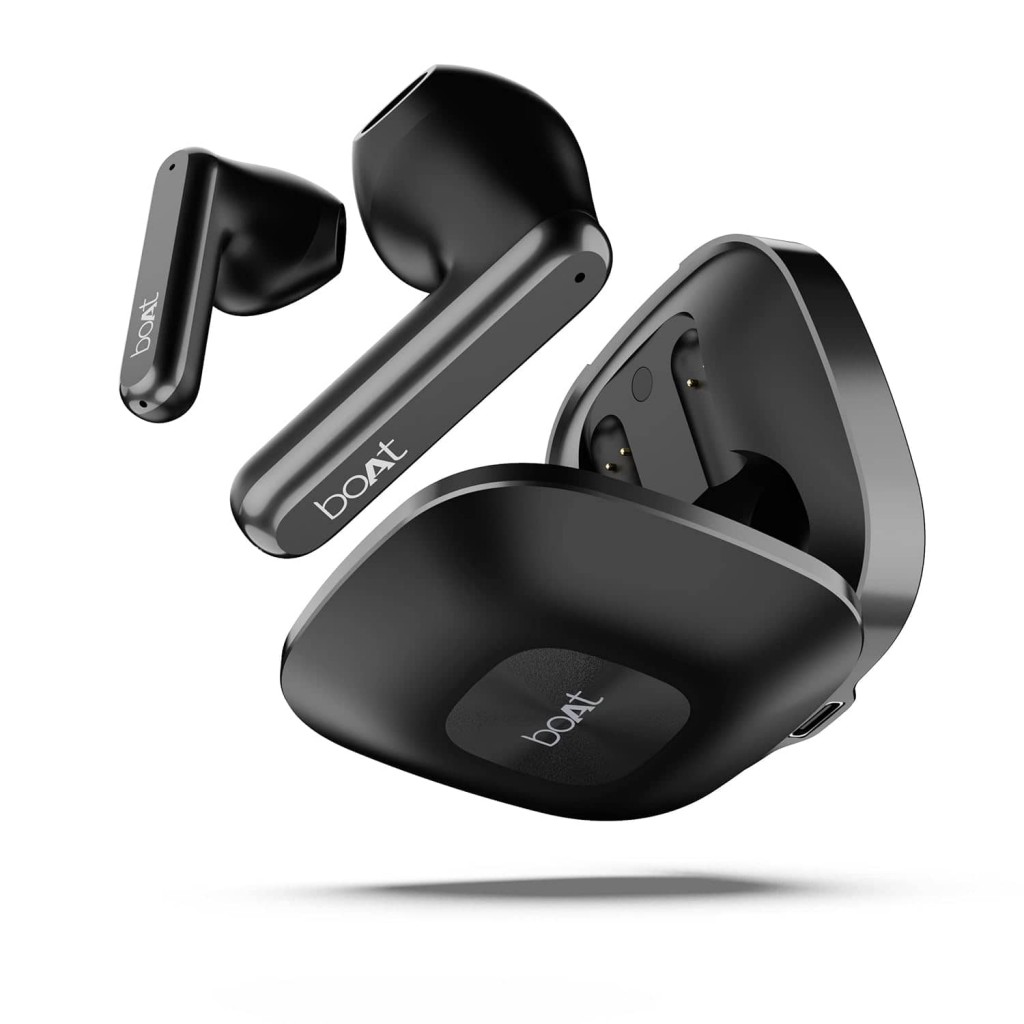boAt Airdopes Genesis with 13MM Drivers, Quad Mics ENx™ (Active Black) boAt Airdopes Genesis with 13MM Drivers, Quad Mics ENx™ (Active Black)
