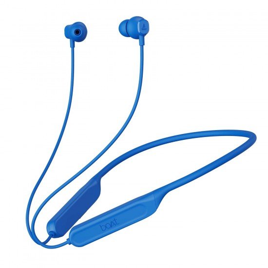 boAt Rockerz 378 Bluetooth Neckband with Spatial Bionic Sound Tuned by THX, Beast™ (Electric Blue)