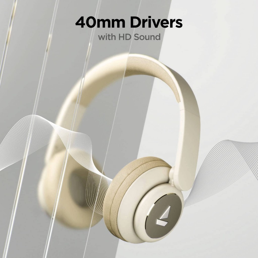 boAt Rockerz 450 Bluetooth On Ear Headphones with Mic, Upto 15 Hours Playback, 40MM (Hazel Beige) boAt Rockerz 450 Bluetooth On Ear Headphones with Mic, Upto 15 Hours Playback, 40MM (Hazel Beige)