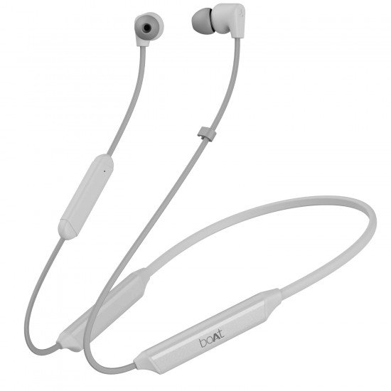 boAt Rockerz Trinity in Ear Earphones with 150H Playtime, Crystal Bionic Sound ENx™ (Kutch White)