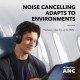 soundcore by Anker, Space One Active Noise Cancelling Bluetooth Headphones with Travel Pouch, 2X black