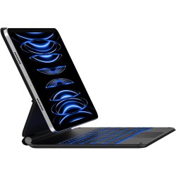Typecase Edge Magic Style Keyboard for iPad Air,Keyboard case with Multi-Touch Trackpad, 10-Colors Backlights, Bluetooth