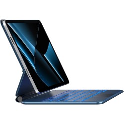 Typecase Edge Magic Style Keyboard for iPad Air,Keyboard case with Multi-Touch Trackpad, 10-Colors Backlights, Bluetooth
